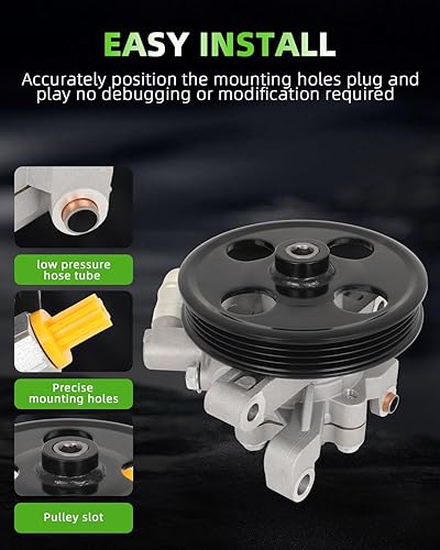 Miniatura 284 de SCITOO Bomba de dirección asistida compatible para 2005 para Saab 9-2X 2.0L, 2006 para Saab 9-2X 2.5L, 2004-2005 para Subaru Impreza 2.0L, 21-5396