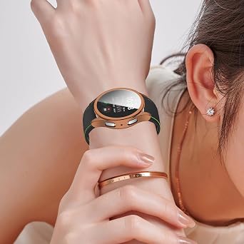 8-Pack Case for Samsung Galaxy Watch 7 Case 44mm, Soft HD High Sensitivity Screen Protector with TPU All Around Anti-Fall Bumper for Galaxy Watch 7 (44mm, 8pack)