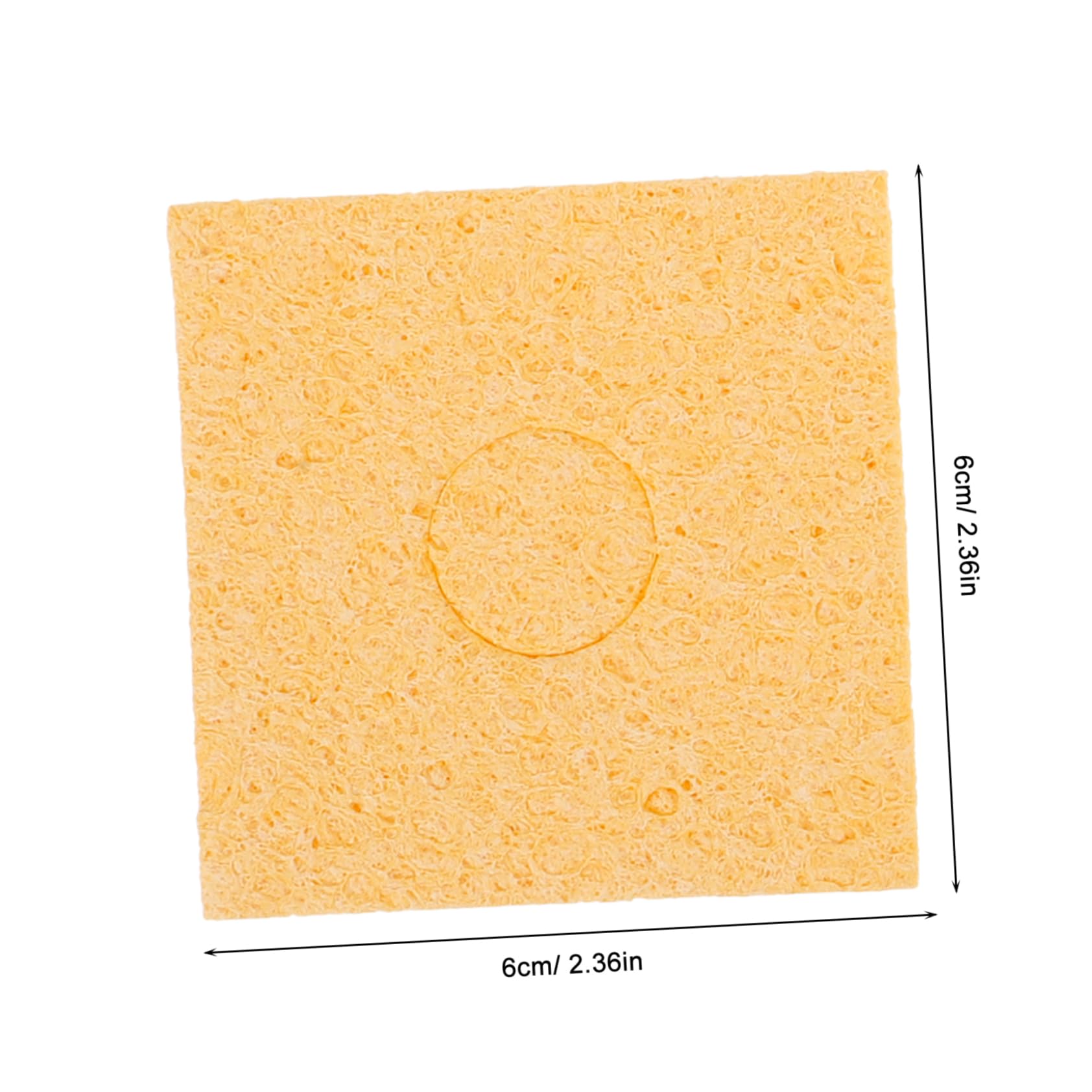 KONTONTY 10pcs Solder Tips Cleaning Wood Pulp Cotton Soldering Iron Cleaning Sponge Solder Cleaning Soldering Tip Cleaner