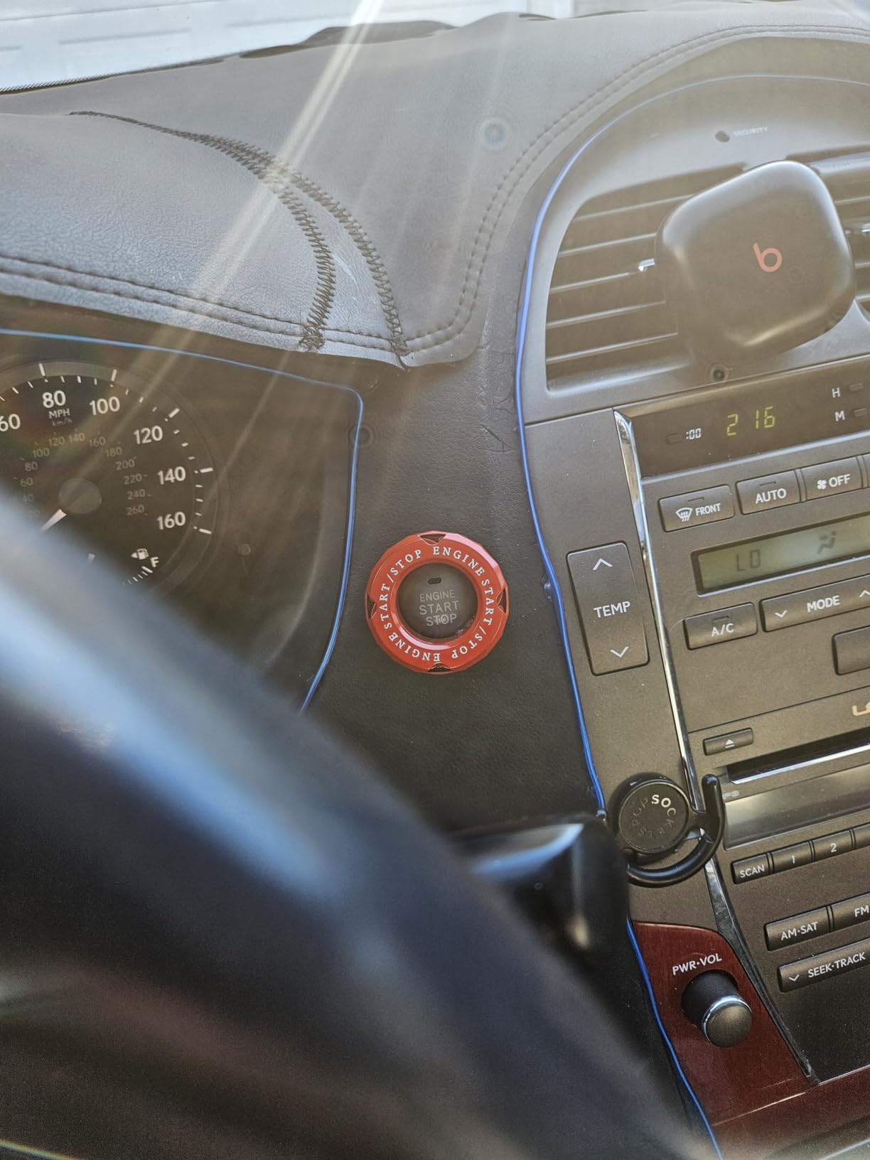 Sodcay Pack1 Skull Car Push Start Button Cover, Car Rotary Push Start Button Cover