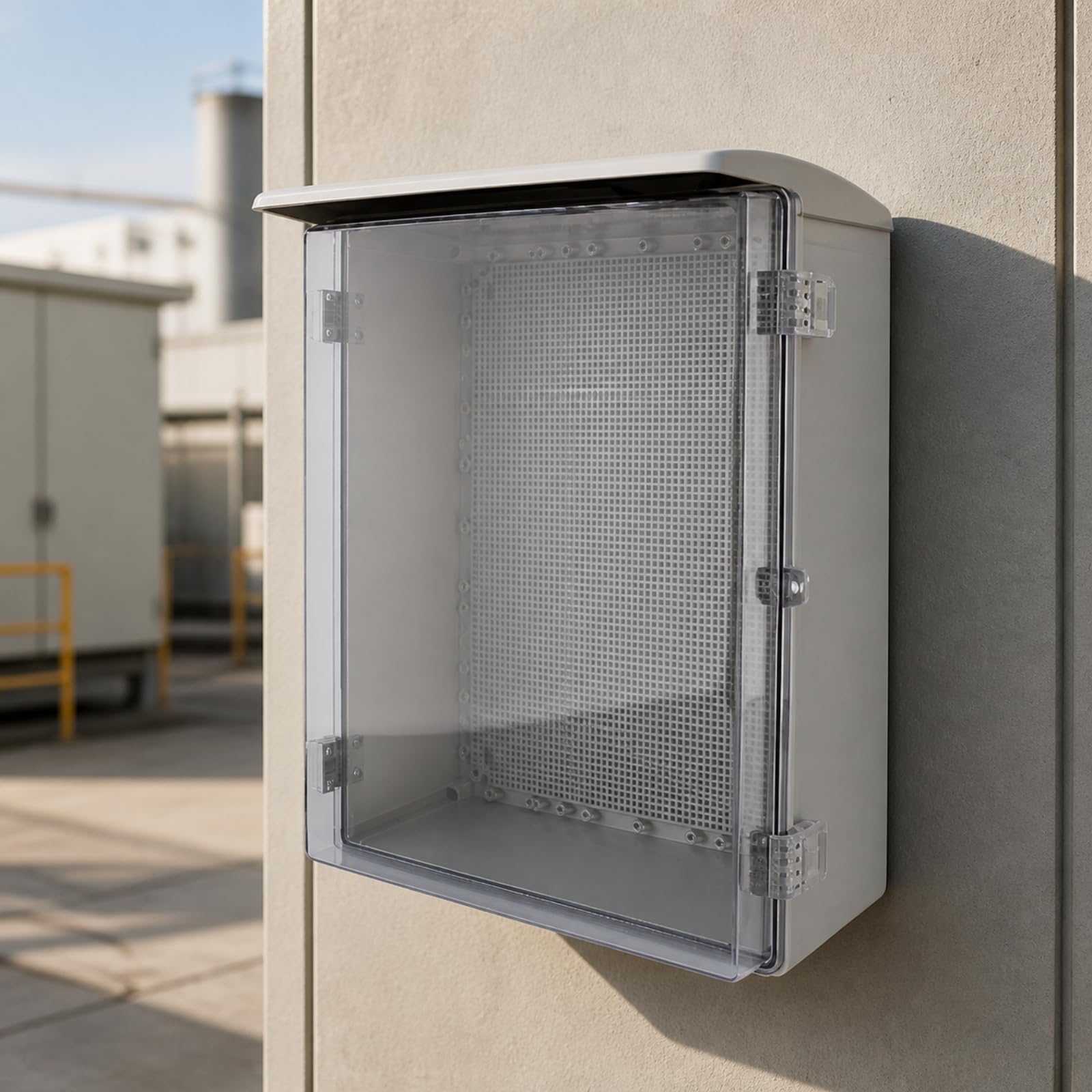 Caja Estanca IP66 Plástico/PC Anticorrosiva Gabine Sellado para Electricistas, Exriores, Estilo A