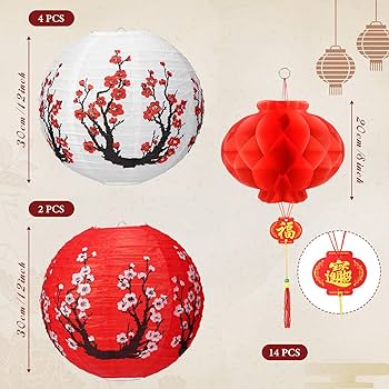 ペーパーランタン Futian Arts & Crafts　１個 Amazon.com: Fumete 20 Pcs 12