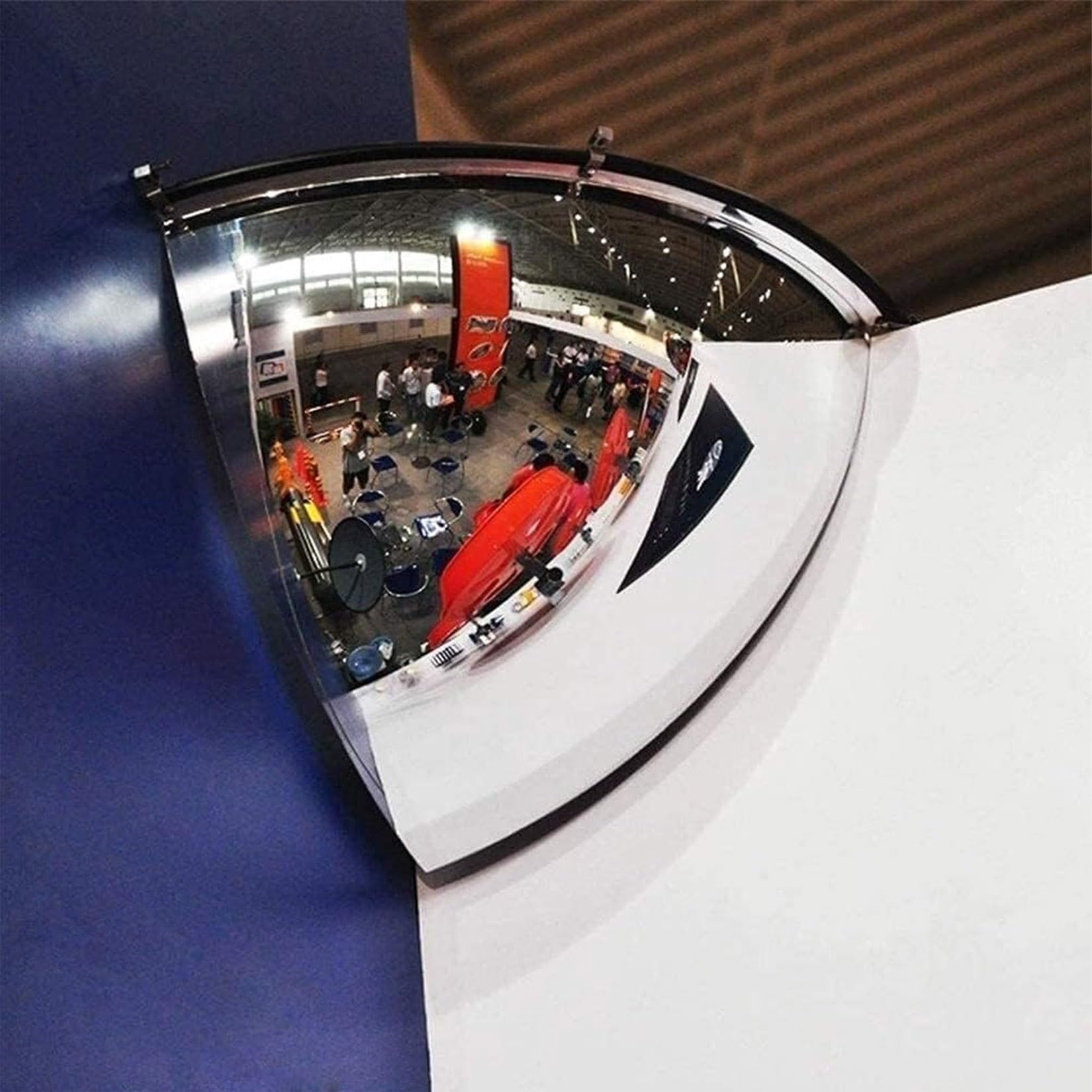 Miroir Sphérique, Miroir De Sécurité Intérieur, Miroir De Garage À Vue Large, Miroir Sphérique Acrylique, Miroir De Surveillance De Supermarché (Miroir Sphérique 1/8, Angle De Vision De 90 Degrés) (