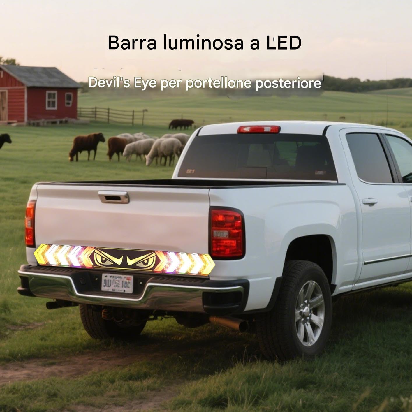 LED na tylną klapę Design Oczu Kierunkowskaz Bezpieczny