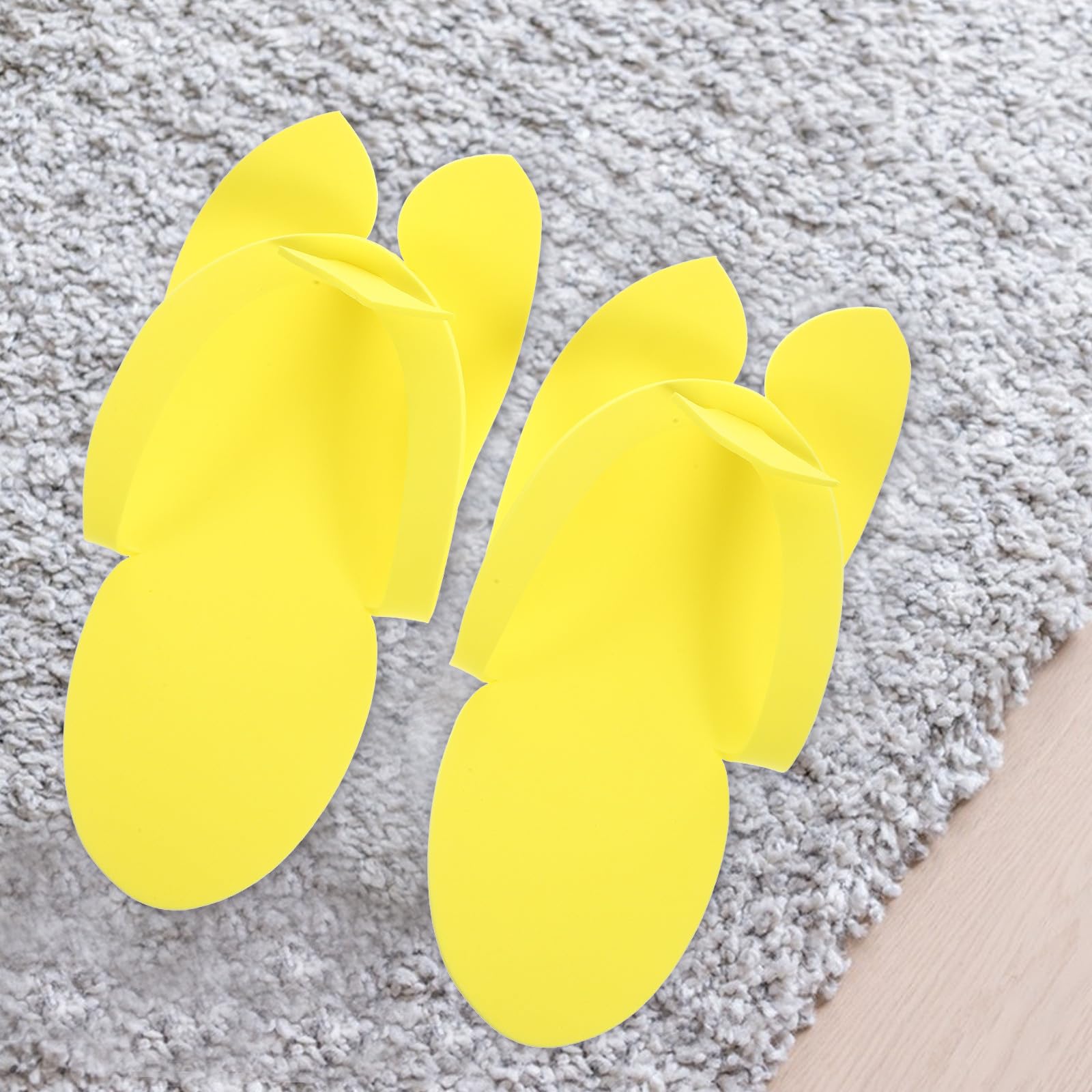 12 Paia di Ciabatte Monouso Estetica in Schiuma Eva Leggere e Pieghevoli per Pedicure in Hotel e Uso Professionale Spa Colore Casuale