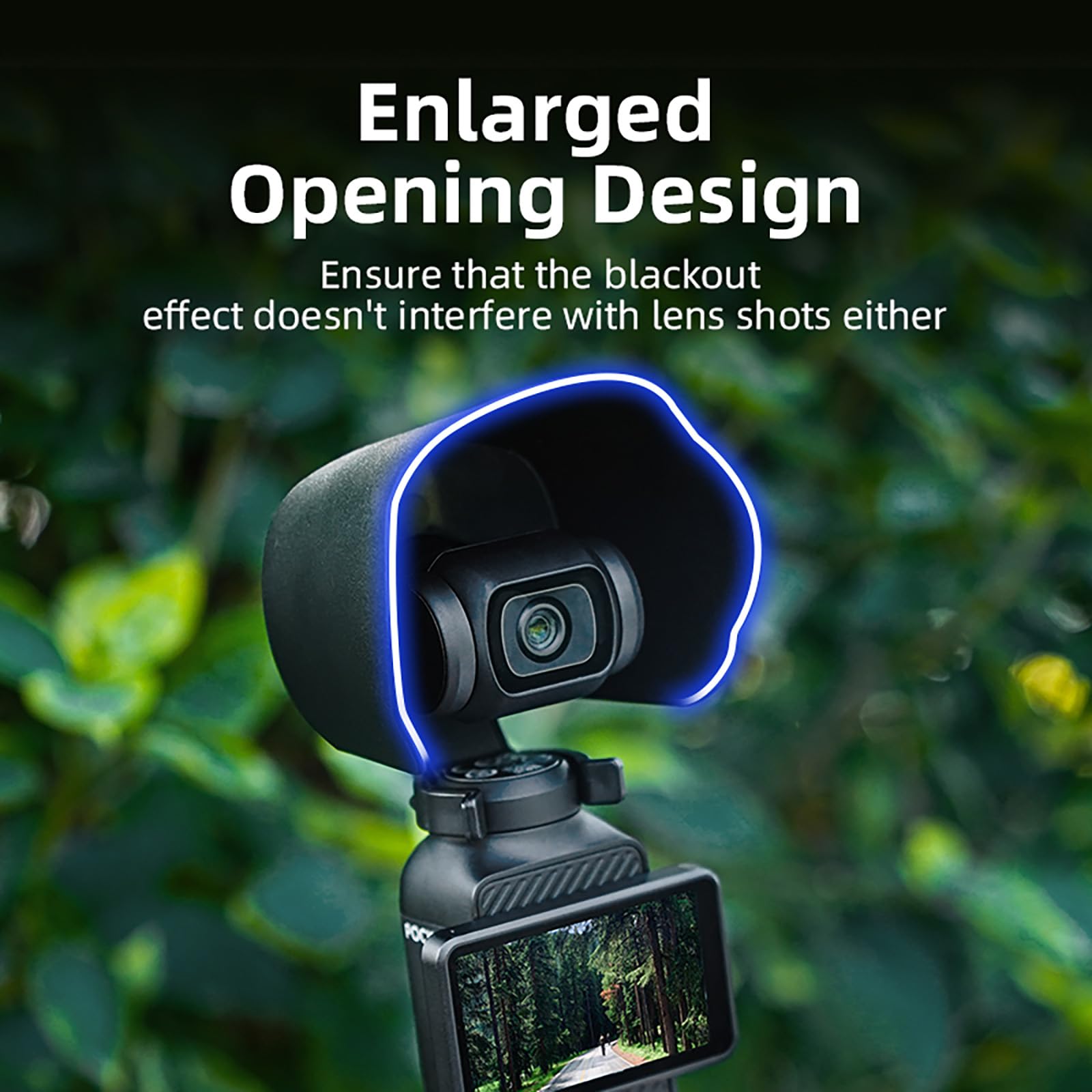 Osłona obiektywu aparatu do DJI OSMO POCKET 3 osłona ochronna na obiektyw osłona przeciwsłoneczna soczewka antyodblaskowa osłona przeciwsłoneczna akcesoria