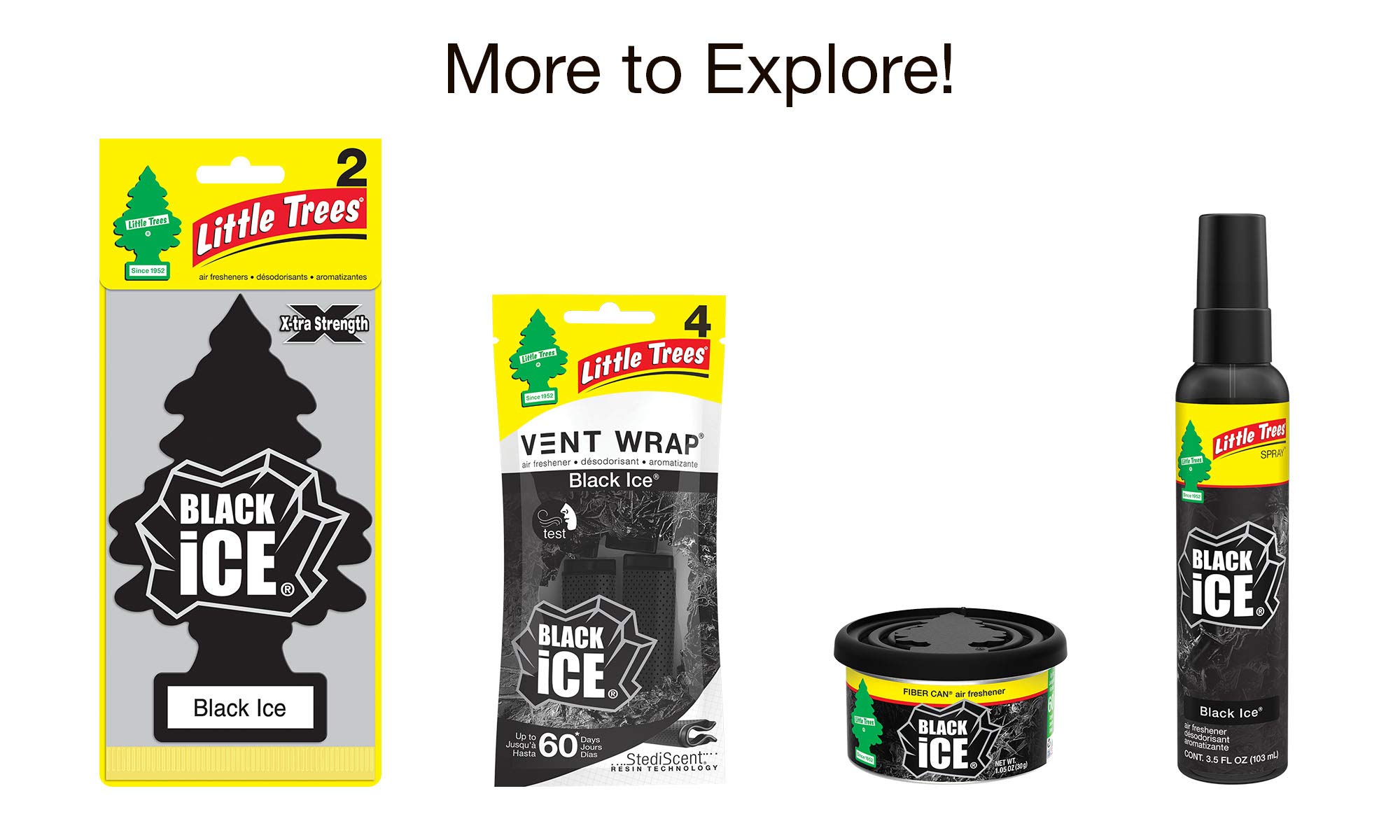 LITTLE TREES Car Air Freshener I Hanging Tree Provides Long Lasting