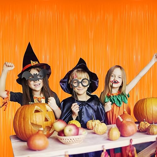 Miniatura 94 de GOER - Cortinas de tiras metálicas/oropel para fiestas, telón de fondo para fotos, cumpleaños, graduaciones, decoraciones y Año Nuevo, de 6.4 x 9.8