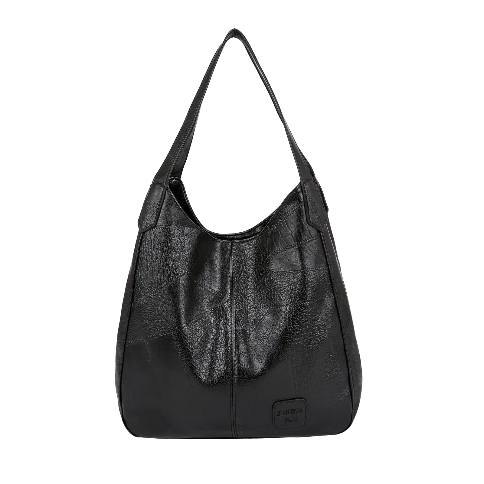 FANDARE Moda Bolsos Totes para Mujer Impermeable Shoppers y Bolsos de Hombro Bolso Bandolera PU Cuero Bolsos de Cubo para Viajes Compras Trabajo Citas