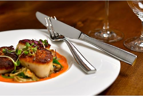 Miniatura 31 de Fortessa Lucca - Cubiertos de acero inoxidable 18/10, juego de 20 piezas, servicio para 4