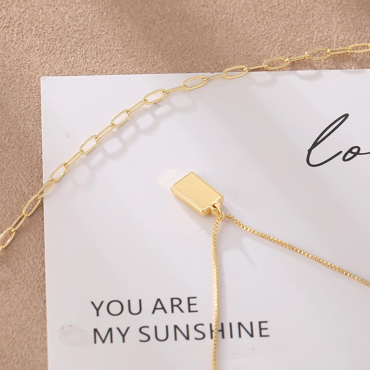 Gold/Silver Necklaces Stack For Women,14K Gold/Sterling Silver Plated Simple Layered Choker Necklaces For Women,Stackable Multilayer Pearl Cross Disc Circle Pendant Cuban Herringbone Snake Paperclip Chain Necklaces Set Jewelry Gift for Women - Image 5