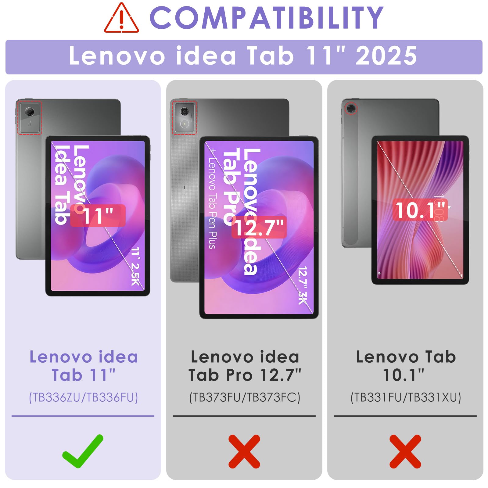 KATUMO Silikonowe etui dla dzieci do Lenovo Idea Tab 11 cali 2025/ Tab M11 2024/ Tab K11 Gen 2 11" 2025 (TB336/TB330/TB331/TB335), ochronne etui z paskiem na ramię i piórem do rysowania, kolorowe