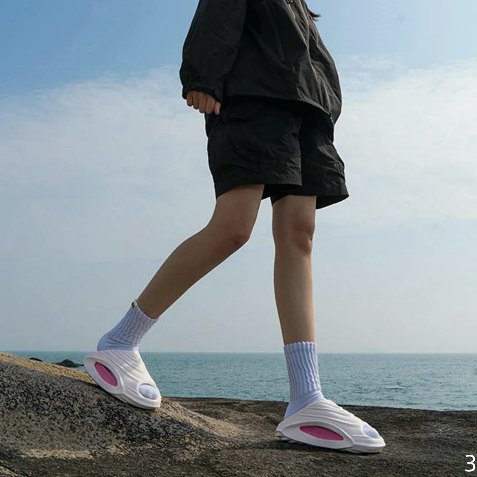 Claquette Hommes Massage Intérieur Outdoor Sandales Plage Slides Soft Chaussures Casual Femmes Chaussons À La Maison