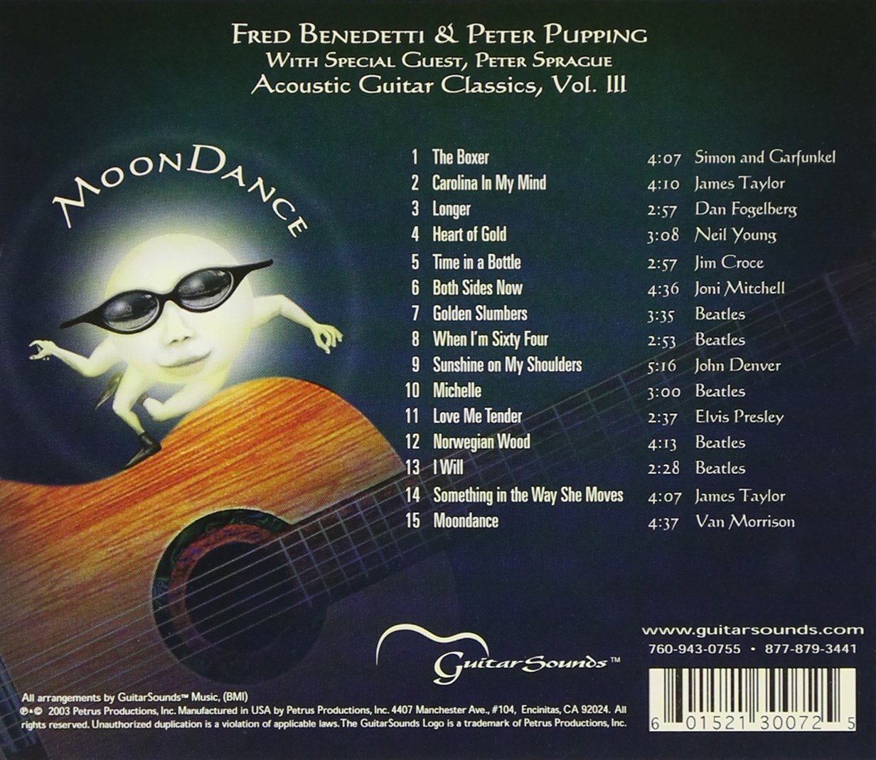 Moondance: Acoustic Guitar Classics 3
