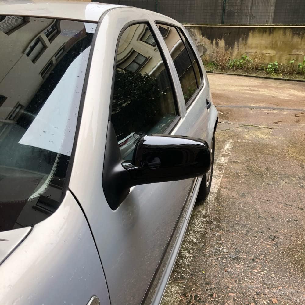 Rearview Mirror Covers For Vw Golf Mk4 Passat B5 1998-2005 Jetta 2001 2002 2003 2004 ABS Carbon Fiber Gloss Black