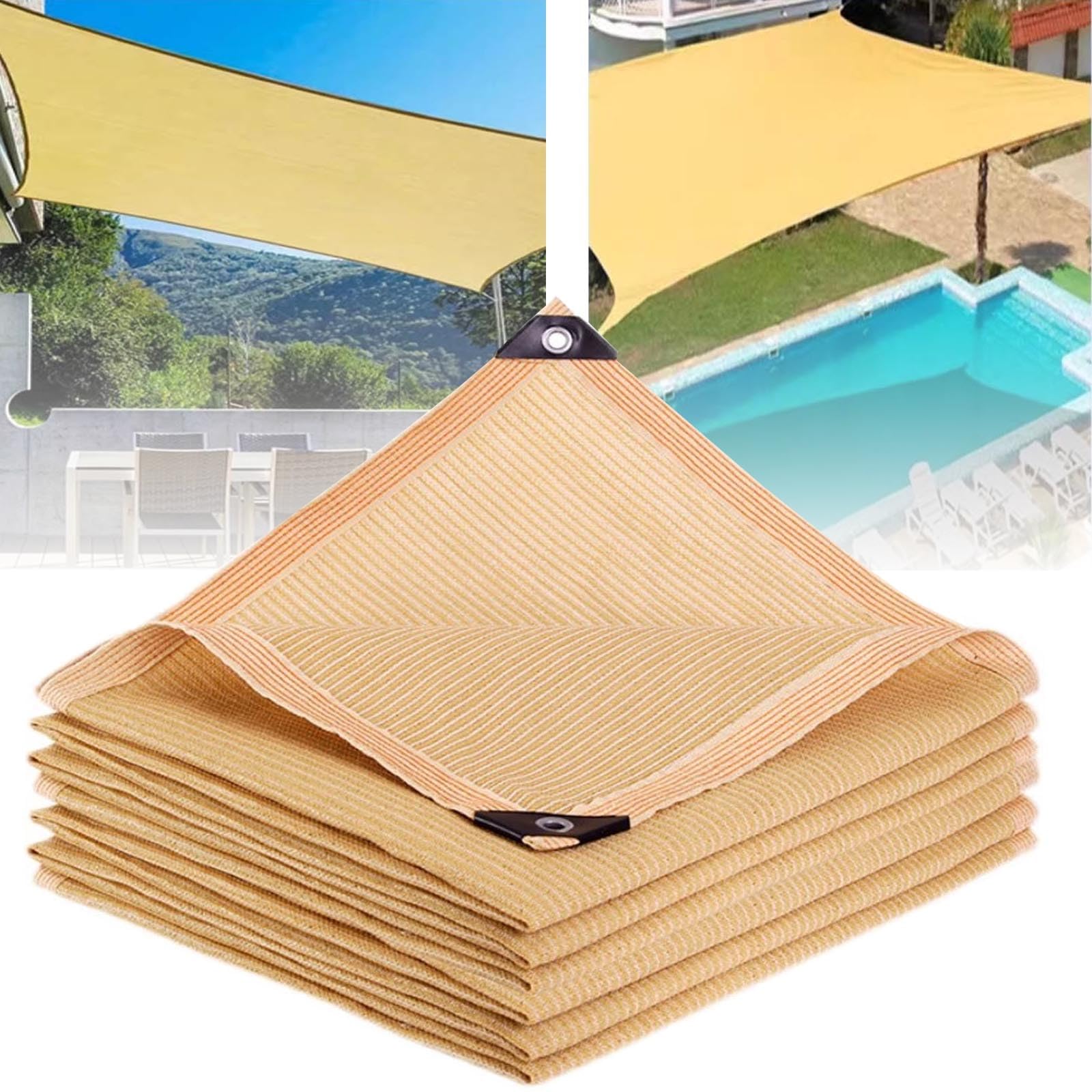 Filet de protection solaire pour jardin et terrasse - Créez un coin d'ombre frais