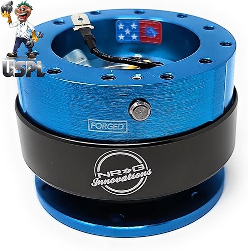 New NRG Innovations FORGED Gen. 2.0 de liberación rápida SRK-200NB + ambientador de laboratorio de rendimiento estadounidense