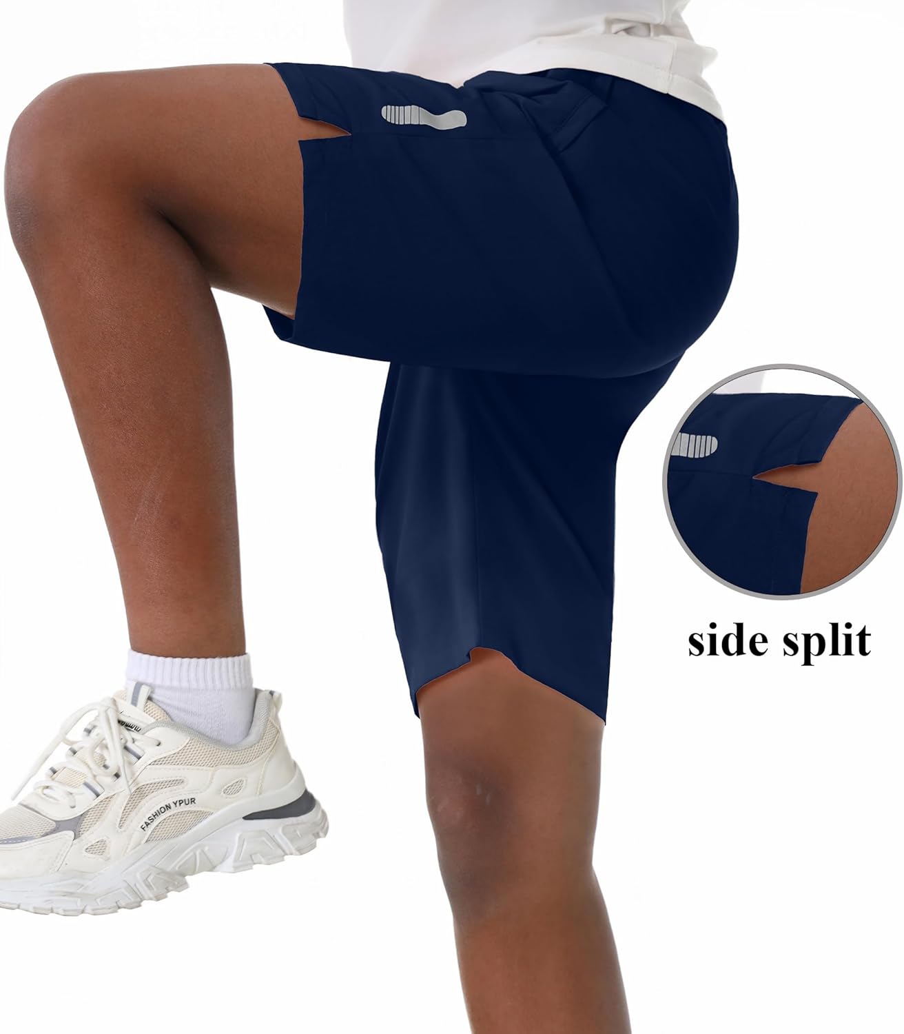 EXARUS Boys Athletic Shorts 4"/6" Quick Dry Lightweight Adjustable Elastic Waist Pockets Basketball Soccer Running - Image 4