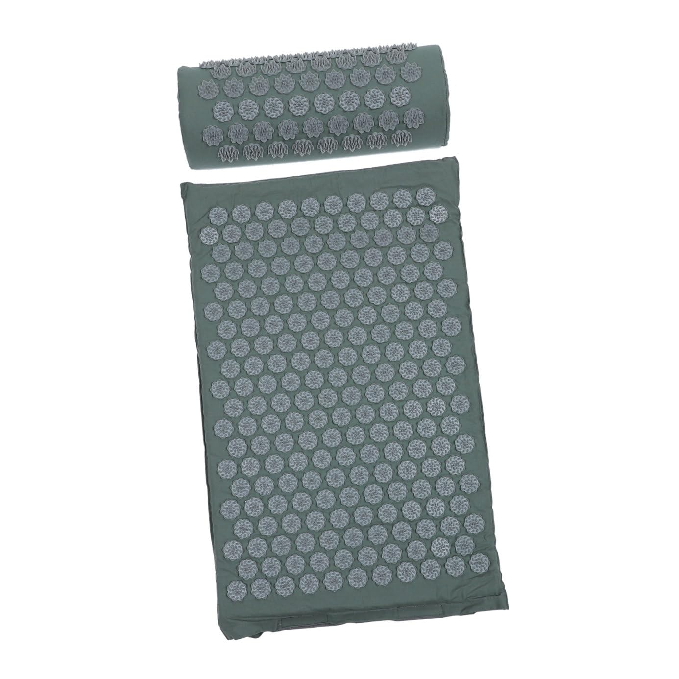 Tapis de Massage par Acupression Pliable en Coton Respirant avec Paquet, 2 Pièces, Accessoire pour Relaxation et Bien-dos
