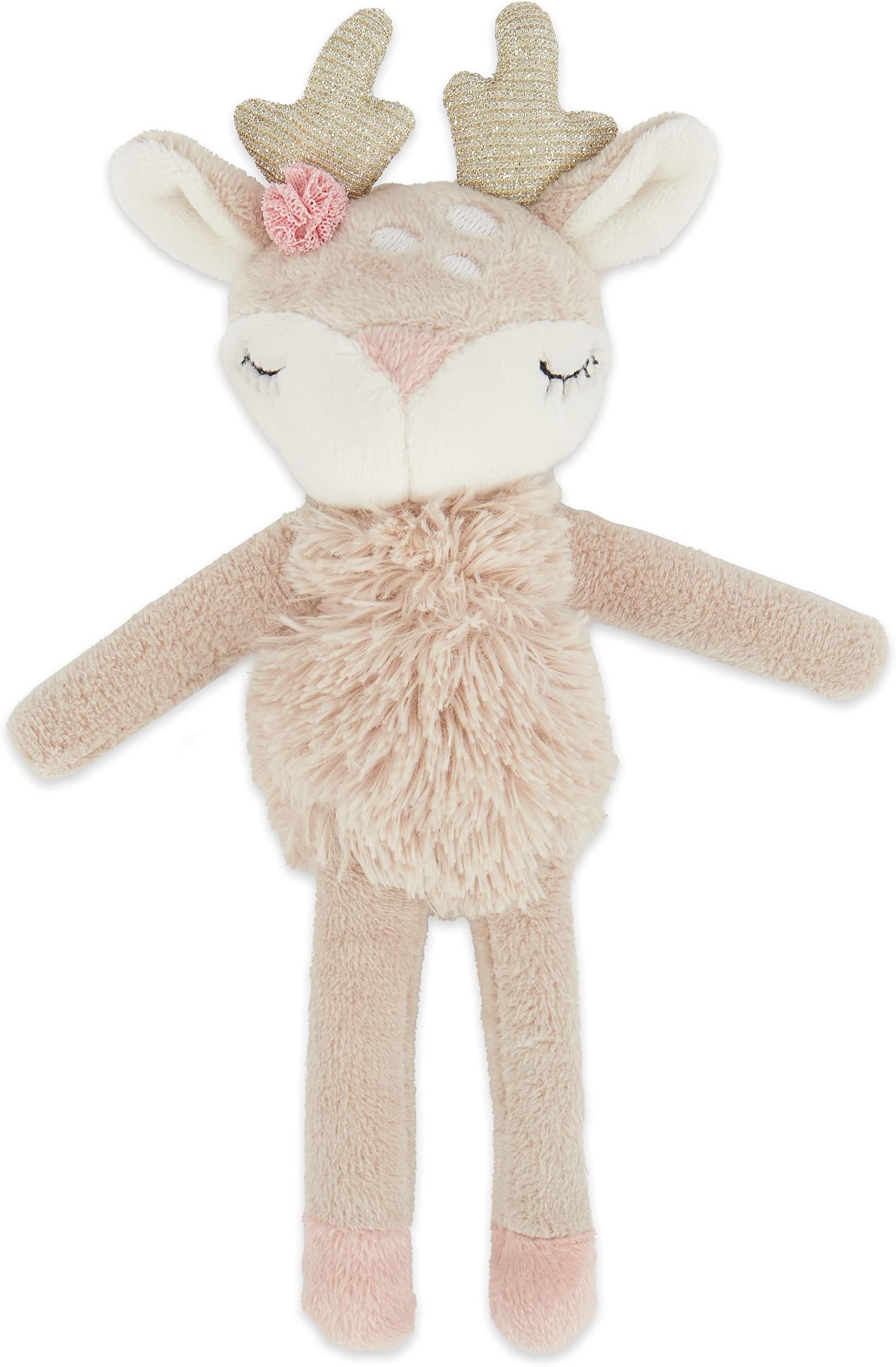 Bieco Plush Deer Toy with Rattle - Approx. 22 cm Cute Baby Cuddly Toy Reindeer Teddy