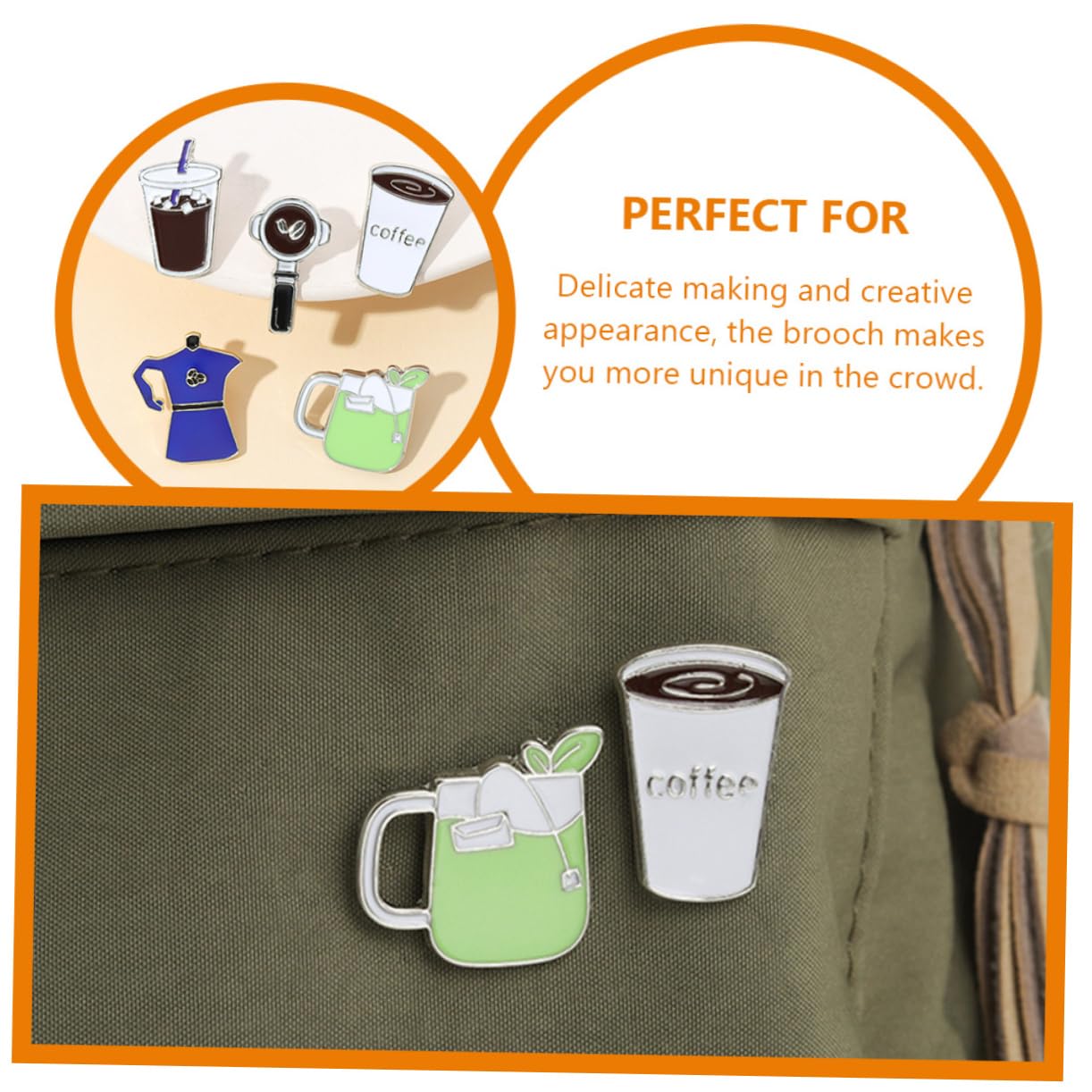 25pièces Broche à Épingle Décorative Émail De Créatifs Thème Du Café Pour Vêtements Et Chapeaux Accessoires Et Ludiques Pour Style Unique