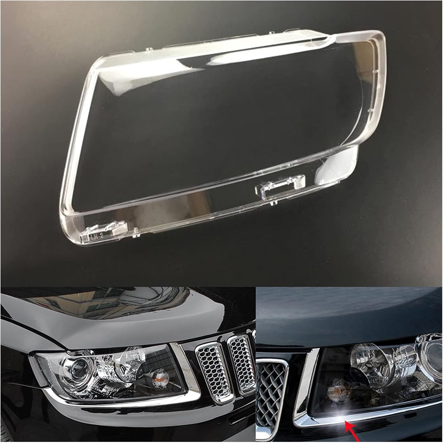 レビューを書けば送料当店負担 ヘッドライトカバーシェルレンズ カバー ために ジープ