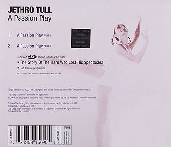 PASSION PLAY JETHRO TULL ジェスロ・タル　UK盤 PASSION PLAY/JETHRO TULL/ジェスロ・タル｜PROGRESSIVE ROCK