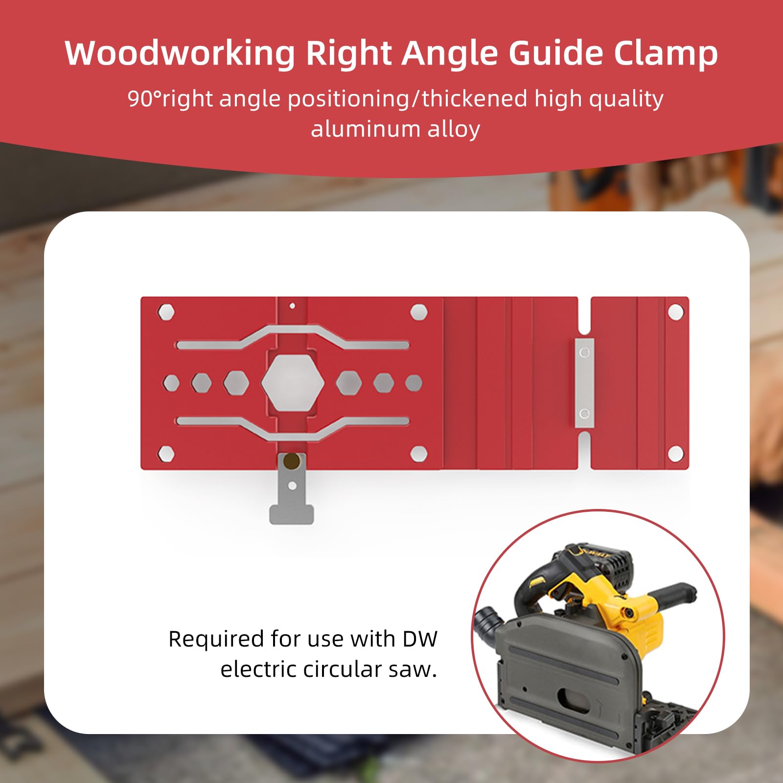 Binario Guida Per Sega Circolare Dewalt - 340mm, Angolo Retto 90°, In Lega Alluminio E Acciaio - Foto 9