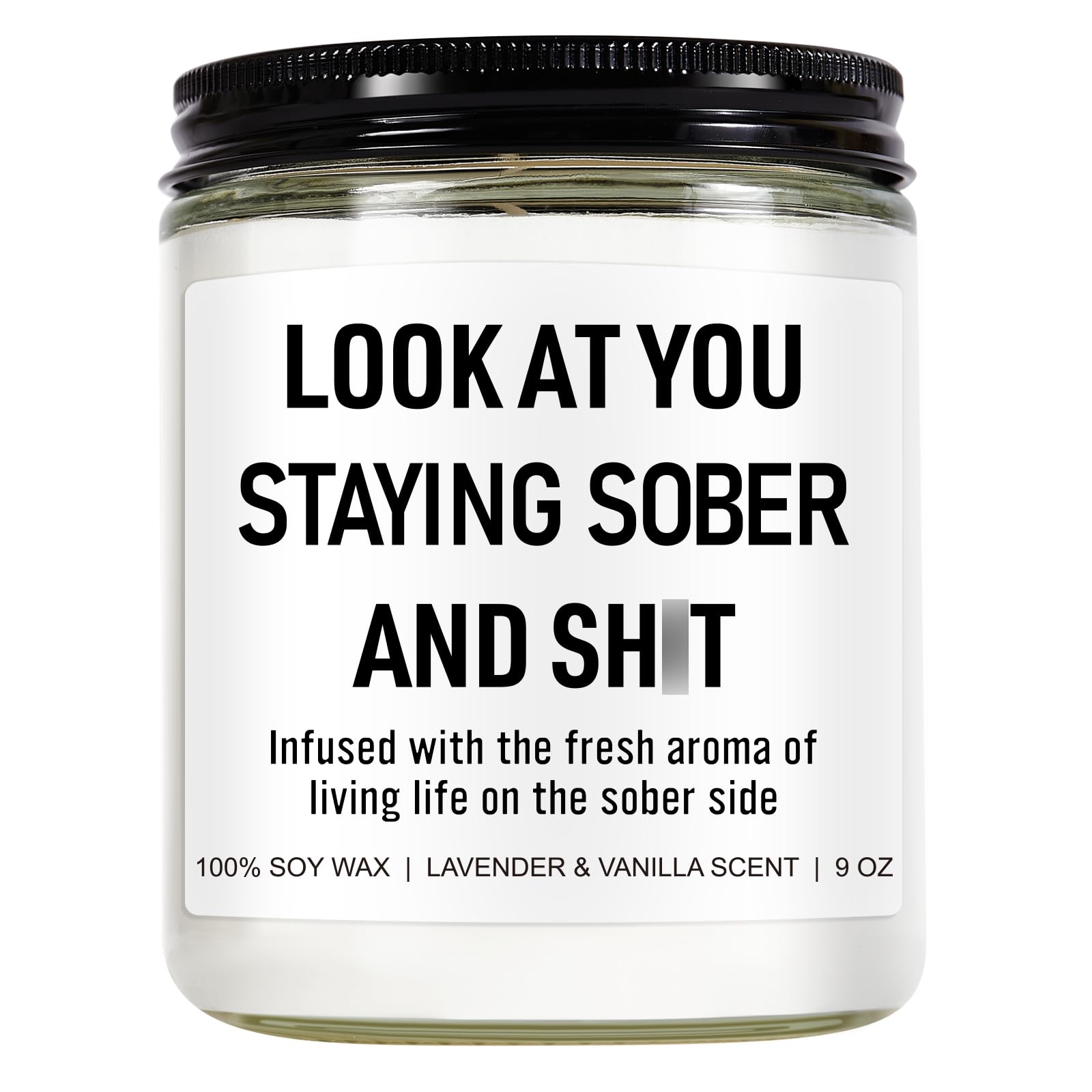 Funny Sober Candle Sobriety Gifts For Men And Women Desertcart