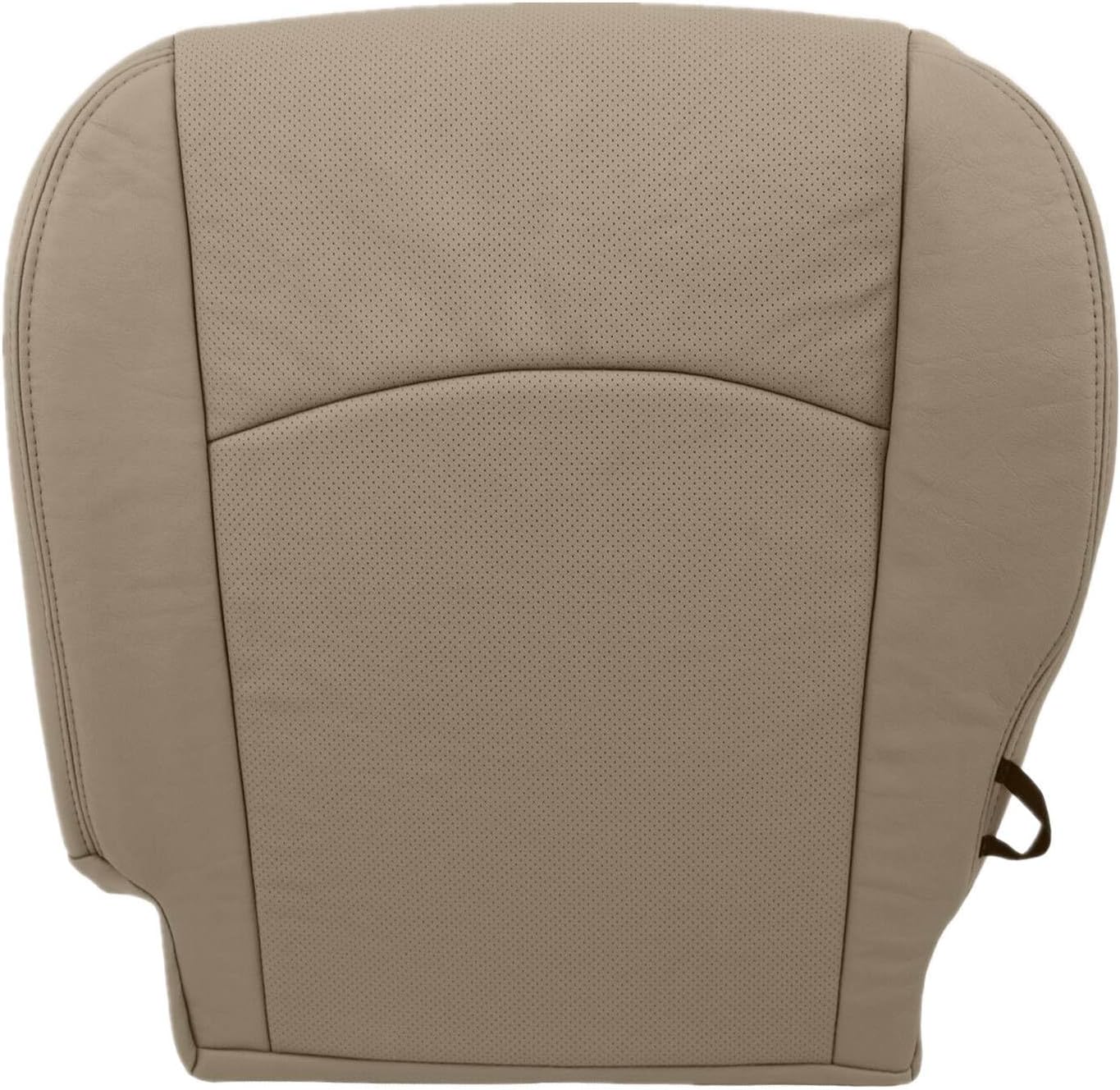 SecosAutoparts Driver Side Bottom Replacement Perforated Leather Seat Cover Black Compatible with Dodge Ram 2500 3500 4500 5500 Laramie Sport SLT 2009 2010 2011 2012