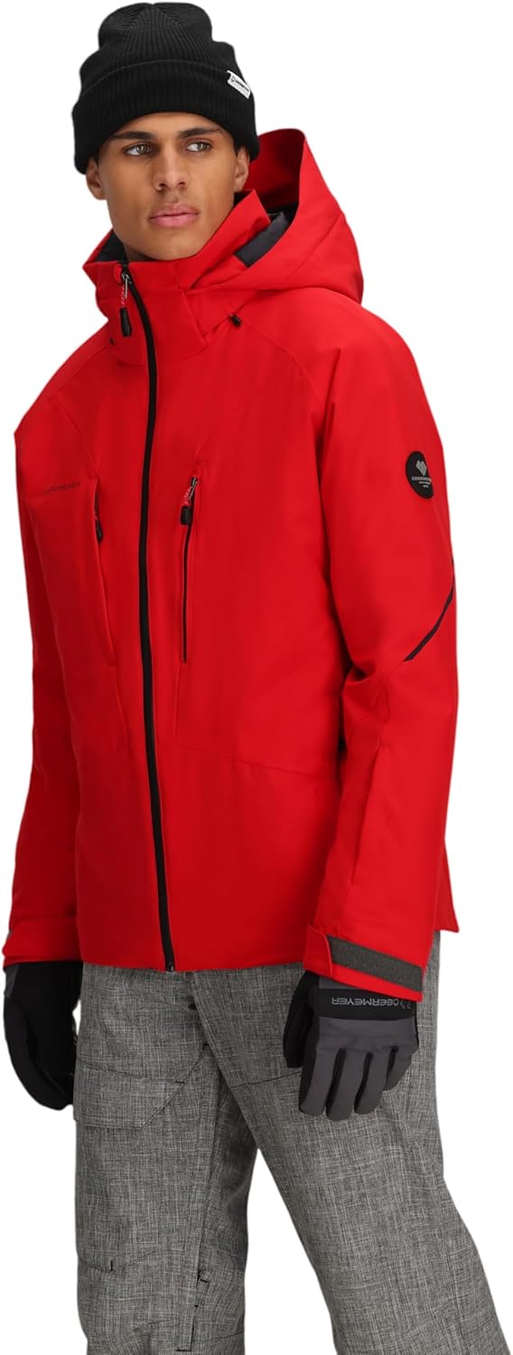 Obermeyer Mens Raze Ski Jacket, Insulated and Waterproof with 2-way Stretch