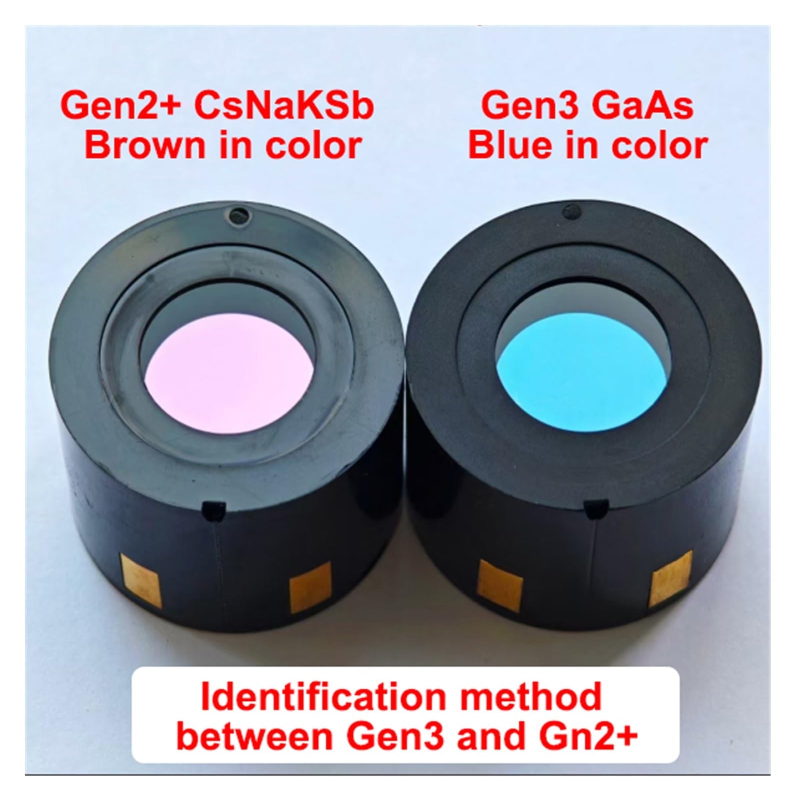 Lunettes de Vision Nocturne, Gen3 P43 MX-10160 FOM1400+ Image Intensifier White Tube for PVS14 PVS31