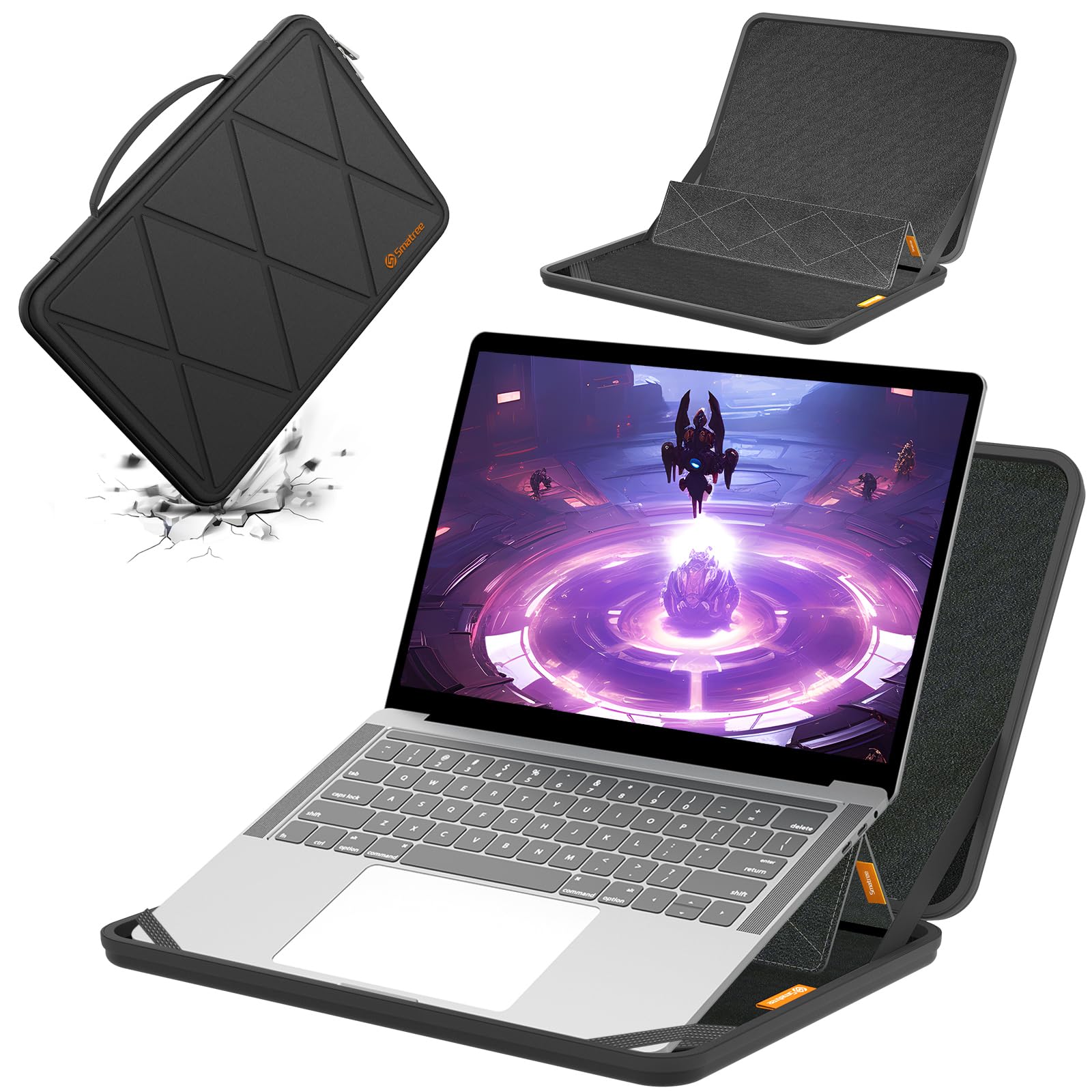 Smatree MS112 Protección rígida 16 Pulgadas Funda para portátil Compatible con Lenovo Legion 9i Gen 9, DELL G15 Gaming Laptop, Acer Predator Helios 16/Neo 16/Nitro 5 AN515-58, GIGABYTE AORUS 15 BKG
