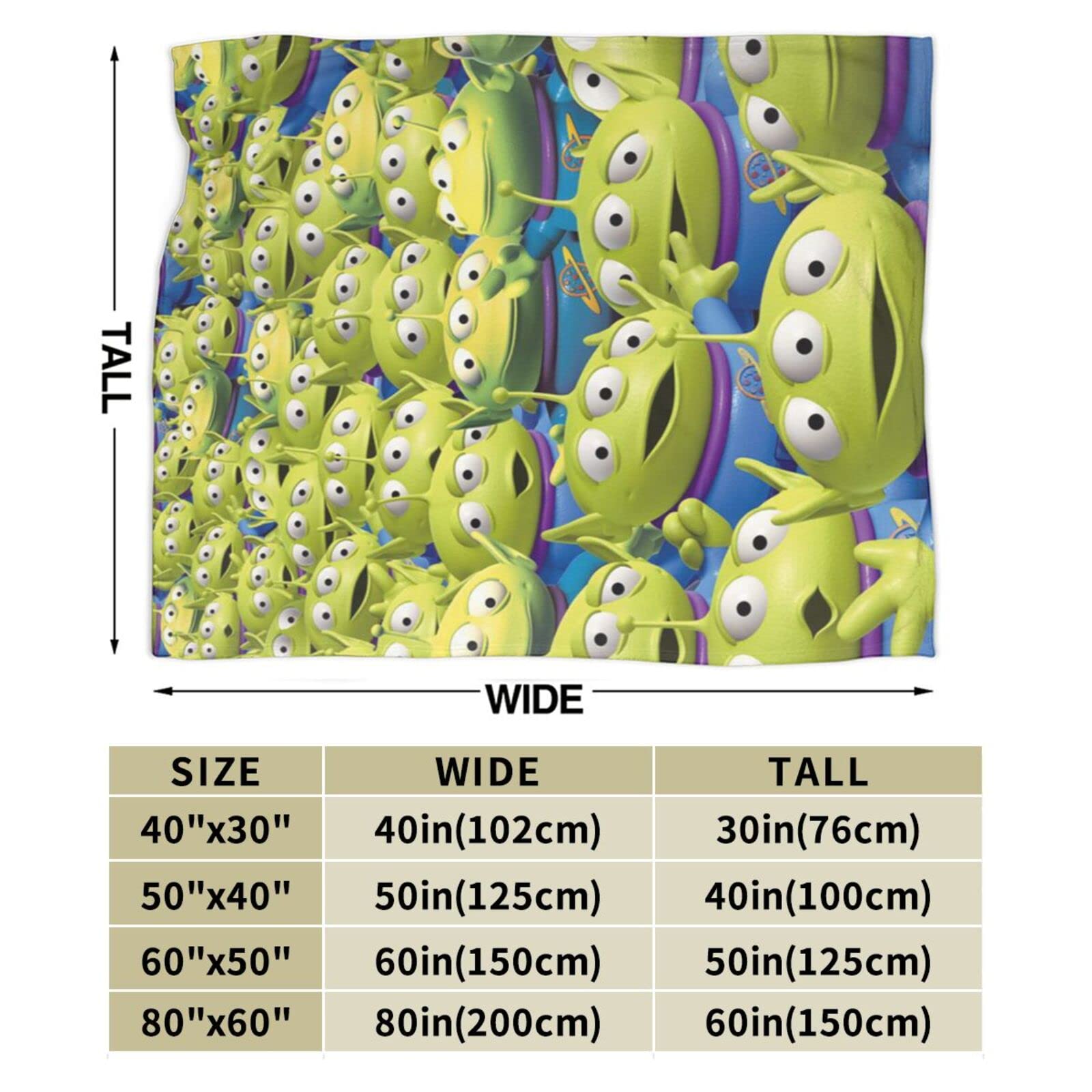 Amazon｜トイストーリー リトルグリーンメン (2) オシャレ 毛布