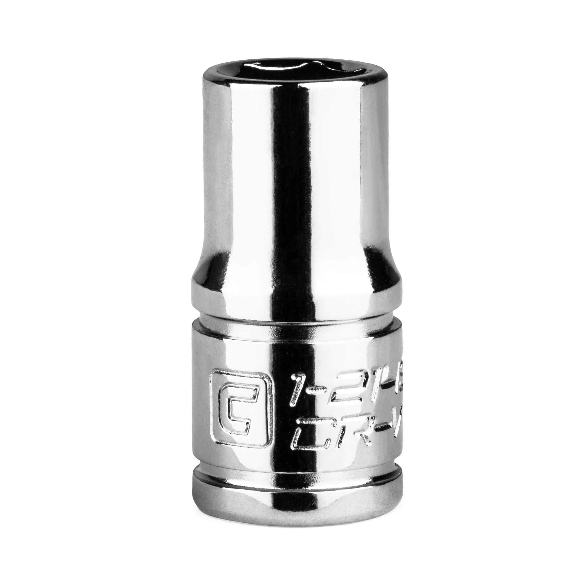Capri Tools 7 mm Shallow Socket, 1/4-Inch Drive, 6-Point, Metric