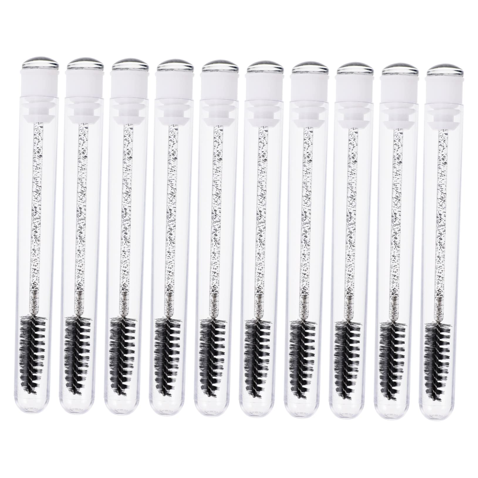 Healeved Mascara Brush Set 10 Pack Disposable Easy to Use for Travel Daily Use and Makeup Practice