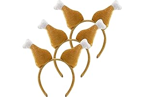3 Packs Thanksgiving Turkey Headbands
