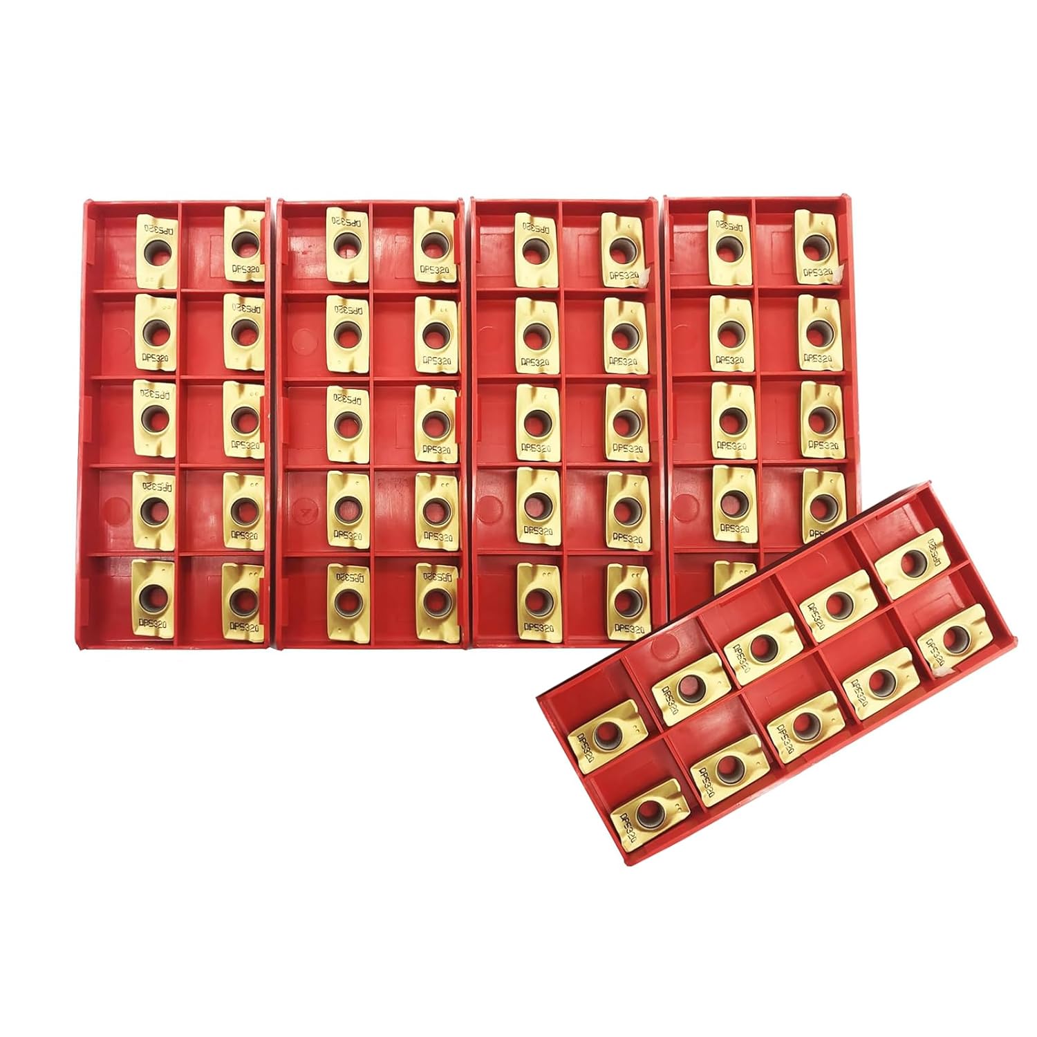 GBJ 50pcs APMT1604 PDER APMT160408PDER Milling Inserts Turning Inserts Cutting Tools for BAP400R Milling Inserts Tool Holders Processing Hard Steel Parts