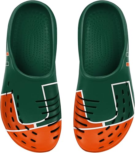 Miniatura 335 de FOCO - Sandalias de agua de jardín con logotipo de equipo de la NFL, para hombre Camuflaje tonal,logotipo grande de bloque