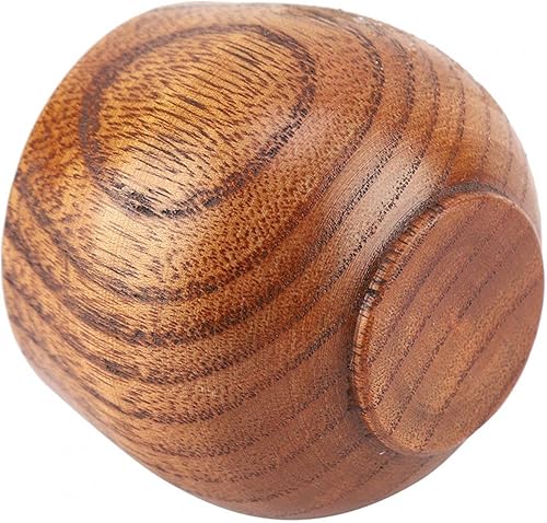 Miniatura 9 de TOPINCN Tazas de té de madera, taza de café de color de tronco primitivo, taza de vino de madera hecha a mano para beber café, té, cerveza, leche,