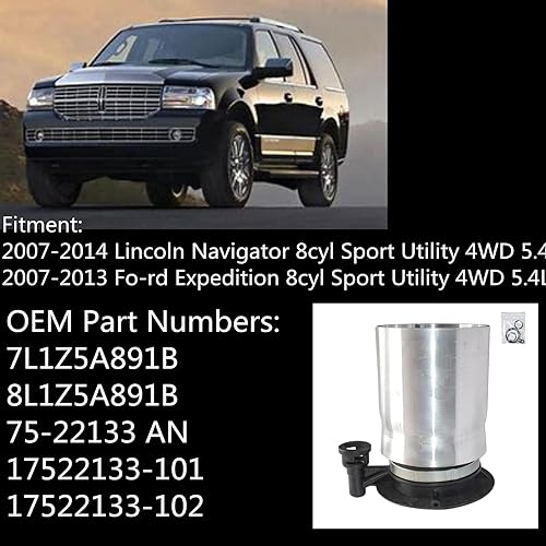 Miniatura 2 de AKWH Suspensión neumática trasera 8L1Z5A891B Reemplazo para Lincoln Navigator Ford Expedition 8cyl Sport Utility 4WD 5.4L 2007-2014