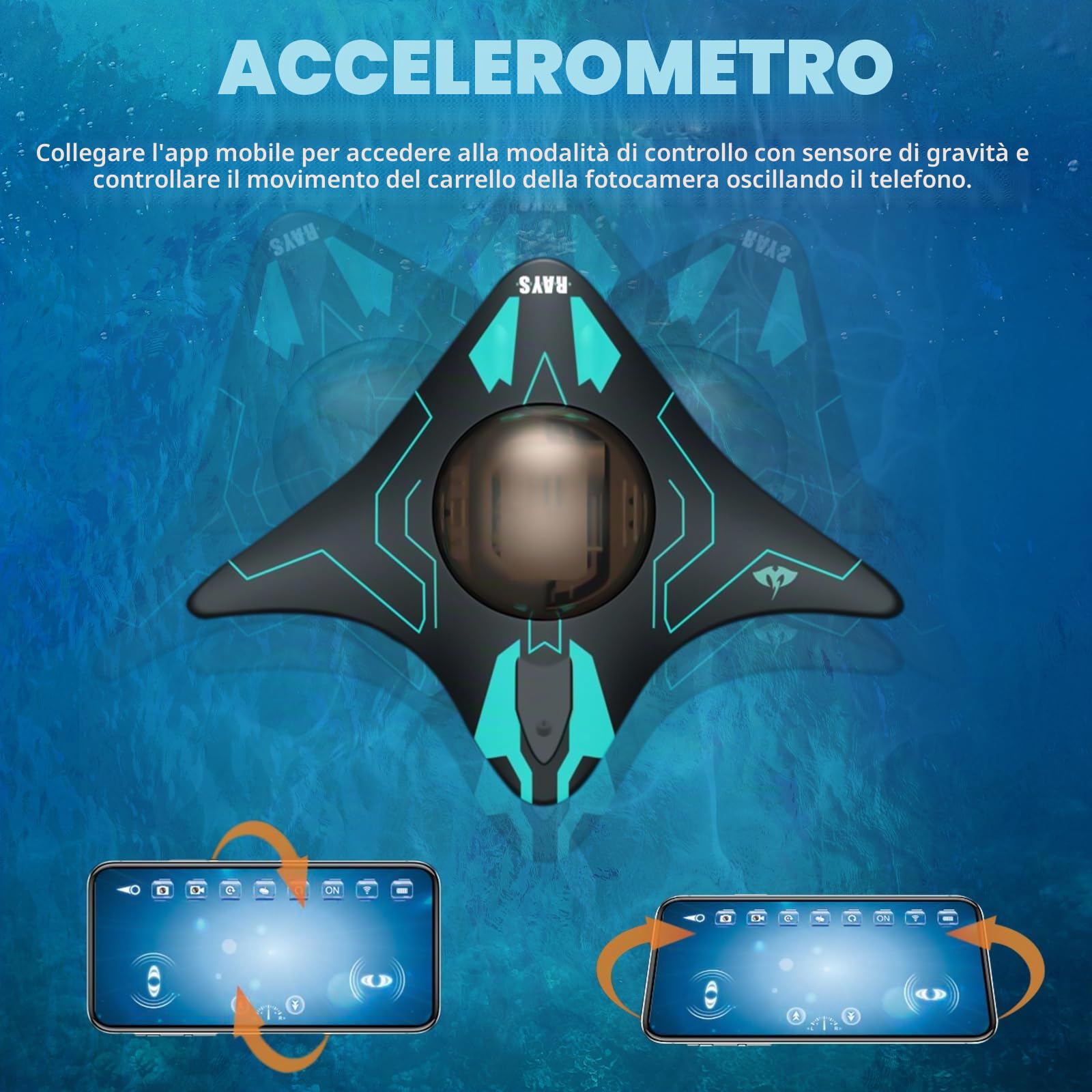FiscaBarca RC con fotocamera App Controllo Senza Fili 6 CH Impermeabile per Piscine & Laghi Real-Time Shoot, RC Barca Ad Acqua Giocattolo per Adulti Ragazzi Ragazze Bambini