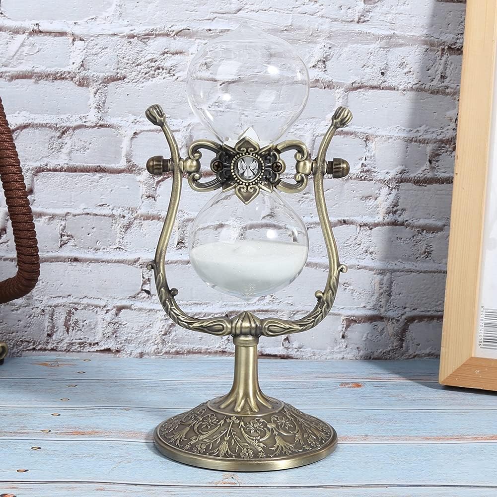 15 Minutes Europe Retro Vintage Hourglass Timer Sand Clock Sandglass Ornament Art Craft Gift Hourglass Home Office Desktop Decor