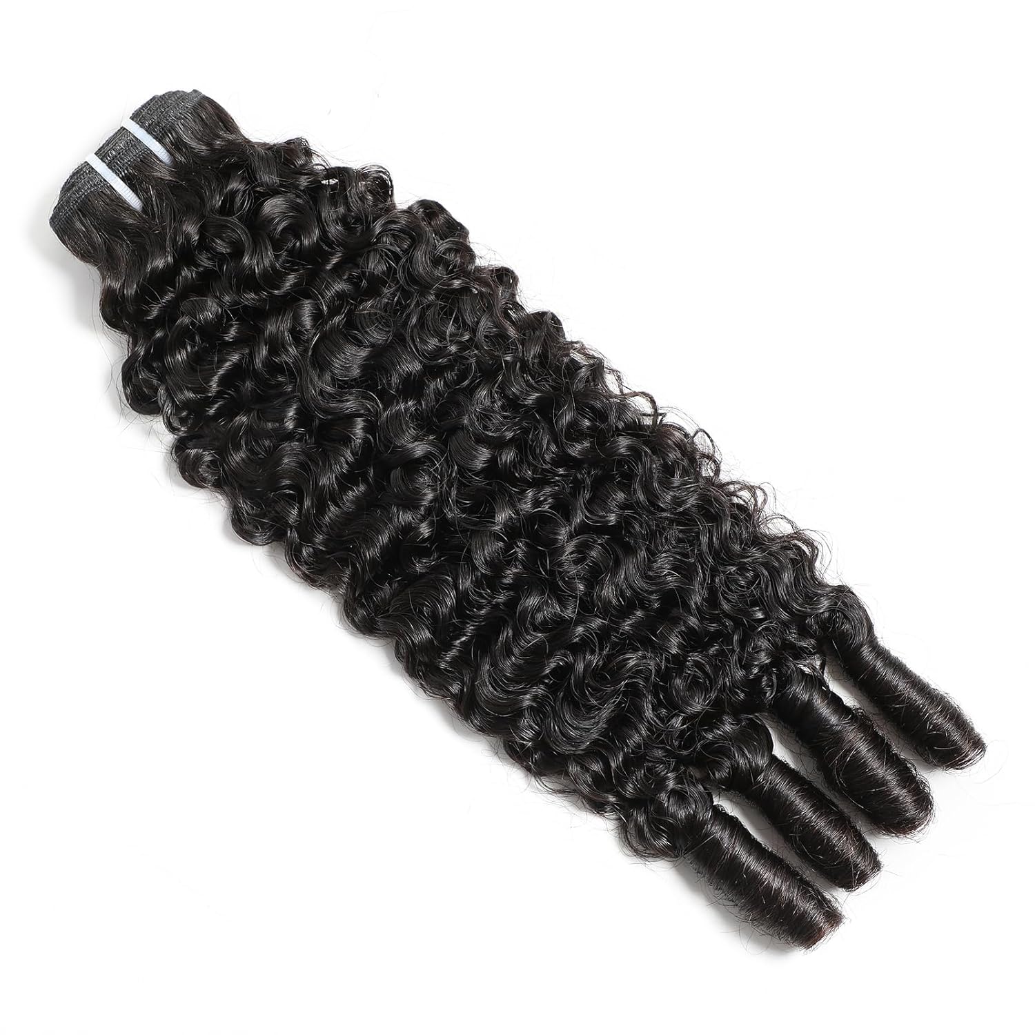 Lemoda Burmese Curly Bundles Human Hair 30 Inch Single Bundle 100% Unprocessed 15A Virgin Raw Burmese Curly Bundles with Spiral Curls End Real Human Hair Extensions Quick Weave Natural Black