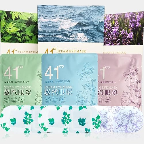 Miniatura 5 de CSFDXD Paquete de 10 mascarillas de ojos de vapor, sin perfume autocalentadas (lavanda)