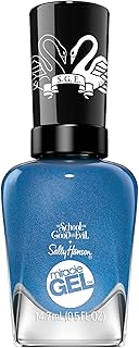 Sally Hansen Miracle Gel™, The School for Good and Evil The Storian, Long Lasting, Gel-Like Formula, No UV Lamp Needed, Blue Nail Polish