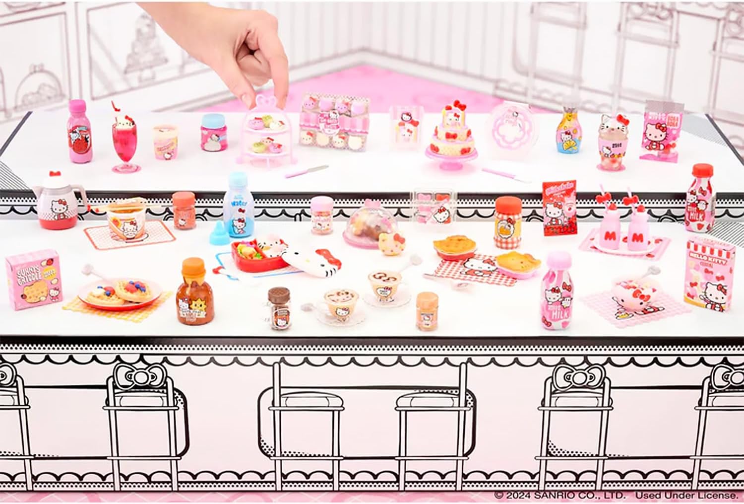 MGA Miniverse Make It Mini Hello Kitty Set for Kids, Adults - MGA Miniverse Hello Kitty Make It Mini Food Collectibles Plus Stickers, More | Sanrio Blind Box Toys
