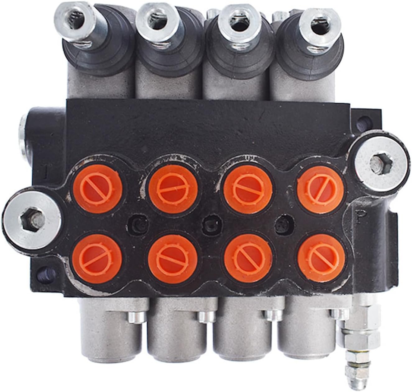 11GPM 3625PSI Hydraulic Directional Control Valve - Double Acting, SAE Ports, Spring Return for Tractors & Loaders