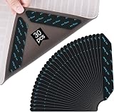 Vicloon Rug Grippers,30pcs Anti Curling Carpet Grippers Coin Anti Derapant Tapis sous Tapis Antiderapant Tapis Grippers Autocollant, pour Cuisine/Salle de Bain/Bureau - 1