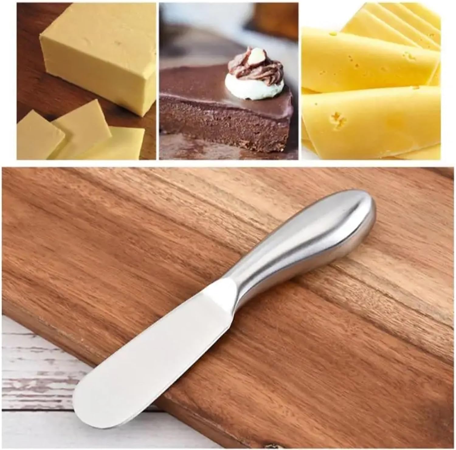 Butter Knives 8/16pcs Multifunctional Cheese Knife Tools Stainless Steel Household Breakfast Bread Jam Kitchen Gadgets(16pcs)